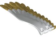 LEGO onderdeel Eagle Wing - Right with Gold Feathers Pattern (11777pb02)