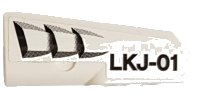 LEGO part Technic, Pannello Fairing #22 Molto Piccolo Liscio, Lato A con Presa d'Aria e 'LKJ-01' Motivo (Adesivo) - Set 42057 11947pb045