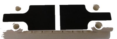 LEGO part Technic, Piastra Pannello 3 x 11 x 1 con Motivo Sezioni Pannello Nero (Adesivo) - Set 42100 (15458pb033)