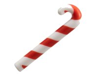 LEGO part Minifigure, Utensil Cane, Red Candy Stripe Pattern 1621pb01