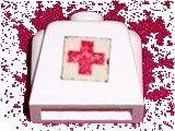 LEGO part Torso Legoland with Red Cross Pattern (Sticker) 17pb02