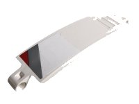 LEGO part Technic, Panneau Courbe 3 x 13 avec Motif Rayures Rouge et Gris Côté Gauche Modèle (Autocollant) - Ensemble 42096 18944pb009L