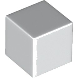 LEGO onderdeel Minifiguur, Hoofd, Gewijzigde Kubus, Leeg (19729)