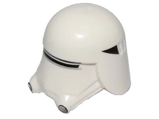 LEGO onderdeel Minifigure, Headgear Helmet SW Snowtrooper Ep. 7 Pattern (20907pb01)