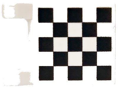 LEGO part Bandera 2 x 2 Cuadrada con Patrón a Cuadros (Impreso) (2335p03)