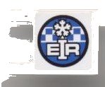 LEGO part Bandera 2 x 2 Square con Copo de Nieve y Patrón 'EIR' en Ambos Lados (Adhesivos) - Set 8124 2335pb054