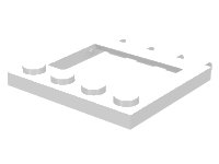 LEGO part Bisagra Techo Vehículo 4 x 4 Techo Abatible 2349