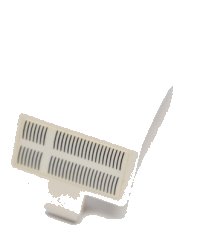 LEGO part Technic, Panel Curved 3 x 5 x 3 with Black Grille Lines Pattern (Sticker) - Set 42064 24116pb024