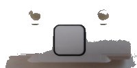LEGO part Technic, Panel Curved 7 x 3 with 2 Pin Holes through Panel Surface with Black Rounded Square Pattern (Sticker) - Set 42100 24119pb008