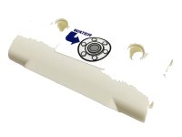 LEGO part Technic, Panel Curved 7 x 3 with 2 Pin Holes through Panel Surface with Tank Filler Cap, Blue 'WATER' and Arrow Pattern (Sticker) - Set 42112 24119pb013