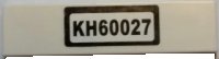LEGO part Tile 1 x 4 with 'KH60027' Pattern (Sticker) - Set 60027 2431pb0465