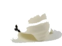 LEGO part Minifigure, Headgear Ninjago Wrap Type 3 with Molded (Same Color) Bandana and Knot and Printed Black Triangular Symbol Pattern 24496pb02