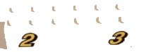 LEGO part Stein 2 x 6 mit gelber Nummer 2 und 3 mit schwarzem Rand Muster (Aufkleber) - Set 60084 2456pb017