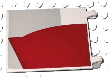 LEGO onderdeel Flag 6 x 4 with Jedi Starfighter Pattern (2525ps1)