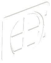 LEGO part Duplo Door / Window Pane 1 x 4 x 3 with Four Panes Rounded 26249