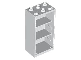 LEGO part Contenedor, Armario / Refrigerador 2 x 3 x 5 (2656)