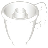 LEGO part Duplo Utensil Cup with Stud Inside (27383)