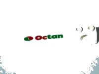 LEGO part Technic Forklift Fork with Octan Logo Pattern Model Left Side (Sticker) - Set 6663 2823pb01L