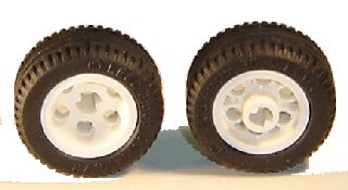 LEGO onderdeel Wheel 30.4 x 14 VR with Black Tire 30.4 x 14 VR (2994 / 6578) (2994c01)