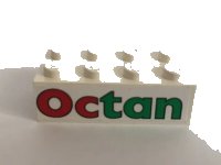 LEGO part Brick 2 x 4 with Octan Pattern (Sticker) - Set 6617 3001pb168