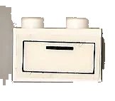 LEGO onderdeel Brick 2 x 2 with Drawer Pattern (Sticker) - Set 6372 3003pb018