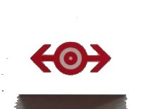 LEGO onderdeel Brick 1 x 2 with Train Logo Red Medium Pattern (Sticker) - Set 60051 3004pb134
