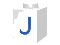LEGO part Brick 1 x 1 with Blue Capital Letter J Pattern 3005ptJ