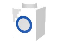 LEGO onderdeel Brick 1 x 1 with Blue Capital Letter O Pattern 3005ptO