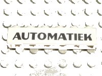 LEGO part Brick 1 x 6 with Black 'AUTOMATIEK' Pattern 3009pb046