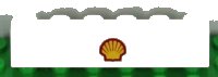 LEGO part Brick 1 x 6 with Shell Logo Pattern (Sticker) - Set 1256 3009pb196