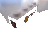 LEGO onderdeel Brick 1 x 4 with Fire Logo Badge on End and Shell Logo and 'V-Power' on White Background Pattern (Stickers) - Set 8673 3010pb144