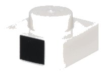 LEGO part Plate 1 x 1 with Black Square Pattern 3024pb010