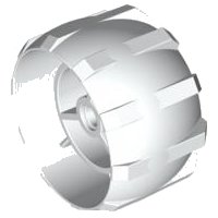 LEGO part Rueda Plástico Duro Radial 30324