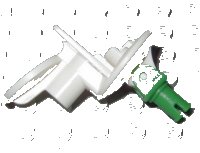 LEGO part Sports Minifigure Stand Soccer with Spring and Green Pin 30488c01