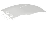 LEGO part Windschutzscheibe 8 x 4 x 2 gebogen Verjüngung mit sperrbar Dual 2 Finger 30536