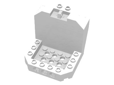 LEGO part Cockpit 6 x 6 x 5 avec charnière (30619)