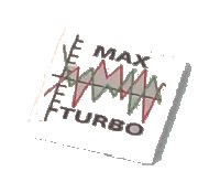 LEGO part Tile 2 x 2 with Graph and 'MAX TURBO' Pattern (Sticker) - Set 7642 3068pb0190