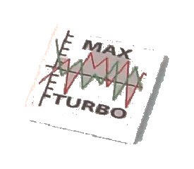 LEGO onderdeel Tile 2 x 2 with Graph and 'MAX TURBO' Pattern (Sticker) - Set 7642 (3068pb0190)