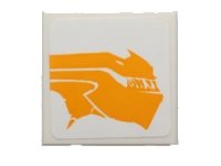 LEGO part Tile 2 x 2 with Bright Light Orange Sando Aqua Monster Pattern Model Right Side (Sticker) - Set 75048 3068pb0860R