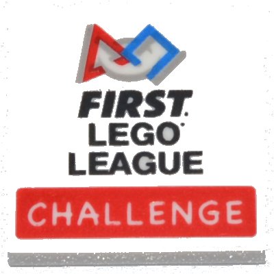 LEGO part Tile 2 x 2 with 'FIRST LEGO LEAGUE CHALLENGE' Pattern (3068pb2000)