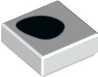 LEGO part Tuile 1 x 1 avec Motif Tache Dalmatien Noir 3070pb218