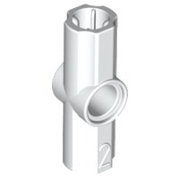 LEGO part Technic, Axle and Pin Connector Angled #2 - 180 degrees (32034)