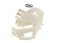 LEGO onderdeel Technic, Figure Accessory Competition Helmet with Black Stylized 'TT' in Ellipse Pattern (Sticker) - Set 8300 32279pb01