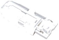 LEGO part Soporte de Rueda Technic 7 x 3 32306