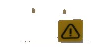 LEGO part Technic, Liftarm Thick 1 x 3 with Exclamation Mark in Danger Triangle Pattern Model Right Side (Sticker) - Set 42100 32523pb27R
