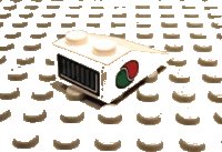 LEGO onderdeel Slope 33 3 x 2 with Air Intake on Back and Octan Logo on Both Sides Pattern (Stickers) - Set 8216 3298pb036