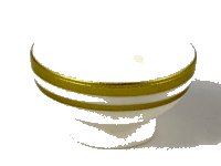 LEGO part Minifigure, Utensile Ciotola con Bordo e Striscia Oro 34172pb03