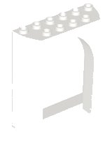 LEGO part Panel 2 x 6 x 6 with Gothic Arch 35565