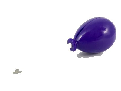 LEGO onderdeel Minifigure, Utensil Thin Bar with Handle with Dark Purple Balloon (35703c01)