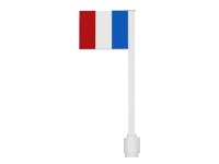 LEGO part Flag on Flagpole, Straight with France Pattern (Stickers) 3596pb17